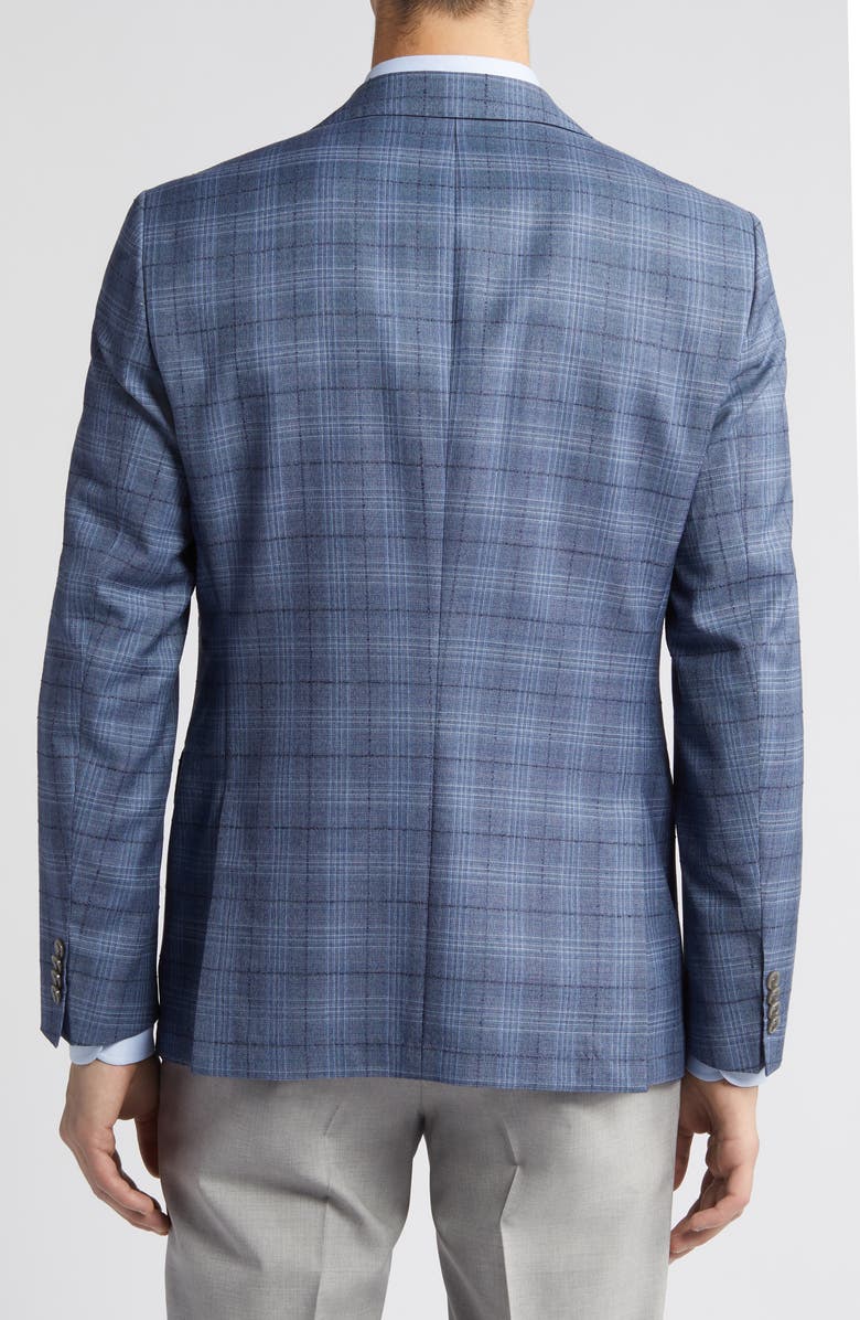 BOSS Hutson Plaid Wool Sport Coat, Alternate, color,