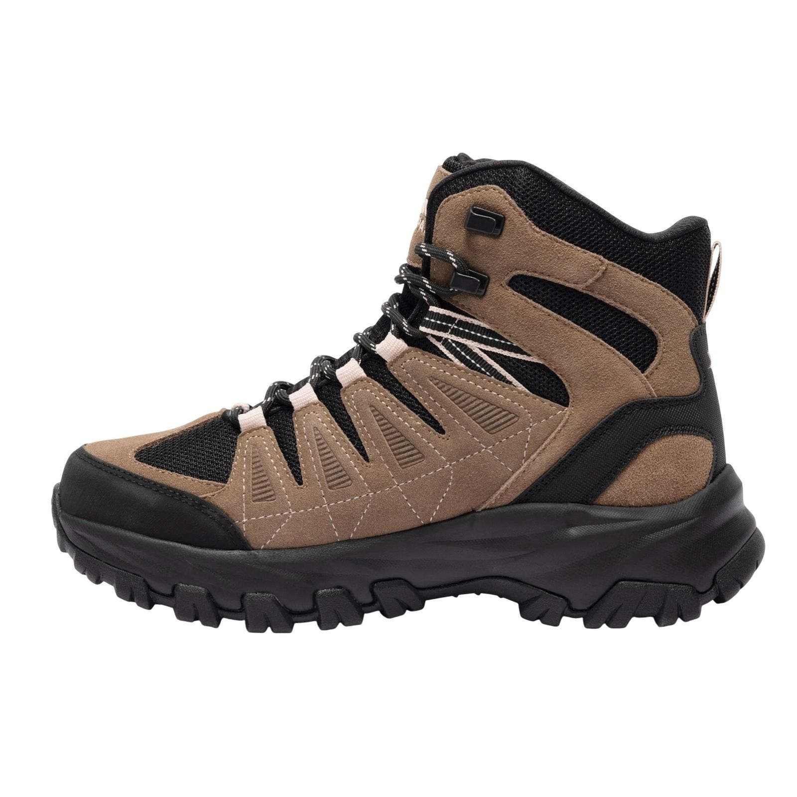 Amelie Suede Walking Boots, Alternate, color, Earth