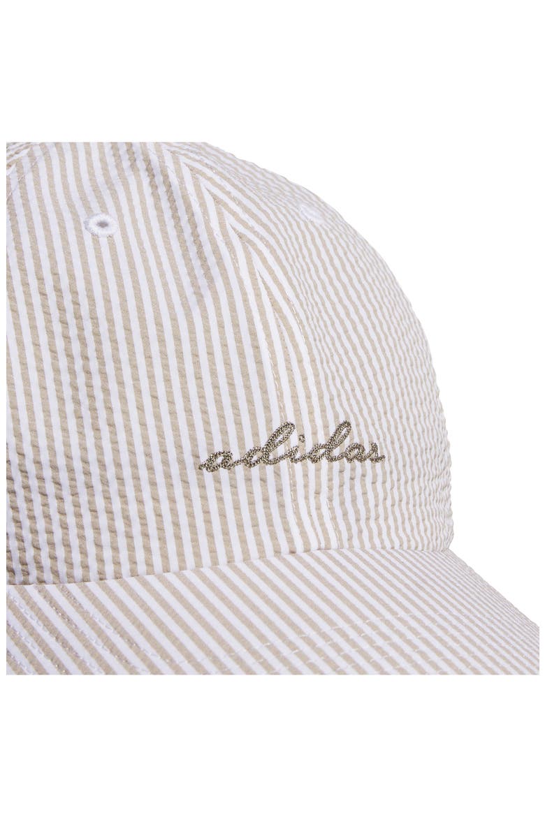 Seersucker Baseball Cap, Alternate, color, WONDER CARGO KHAKI/ CLAY GREY