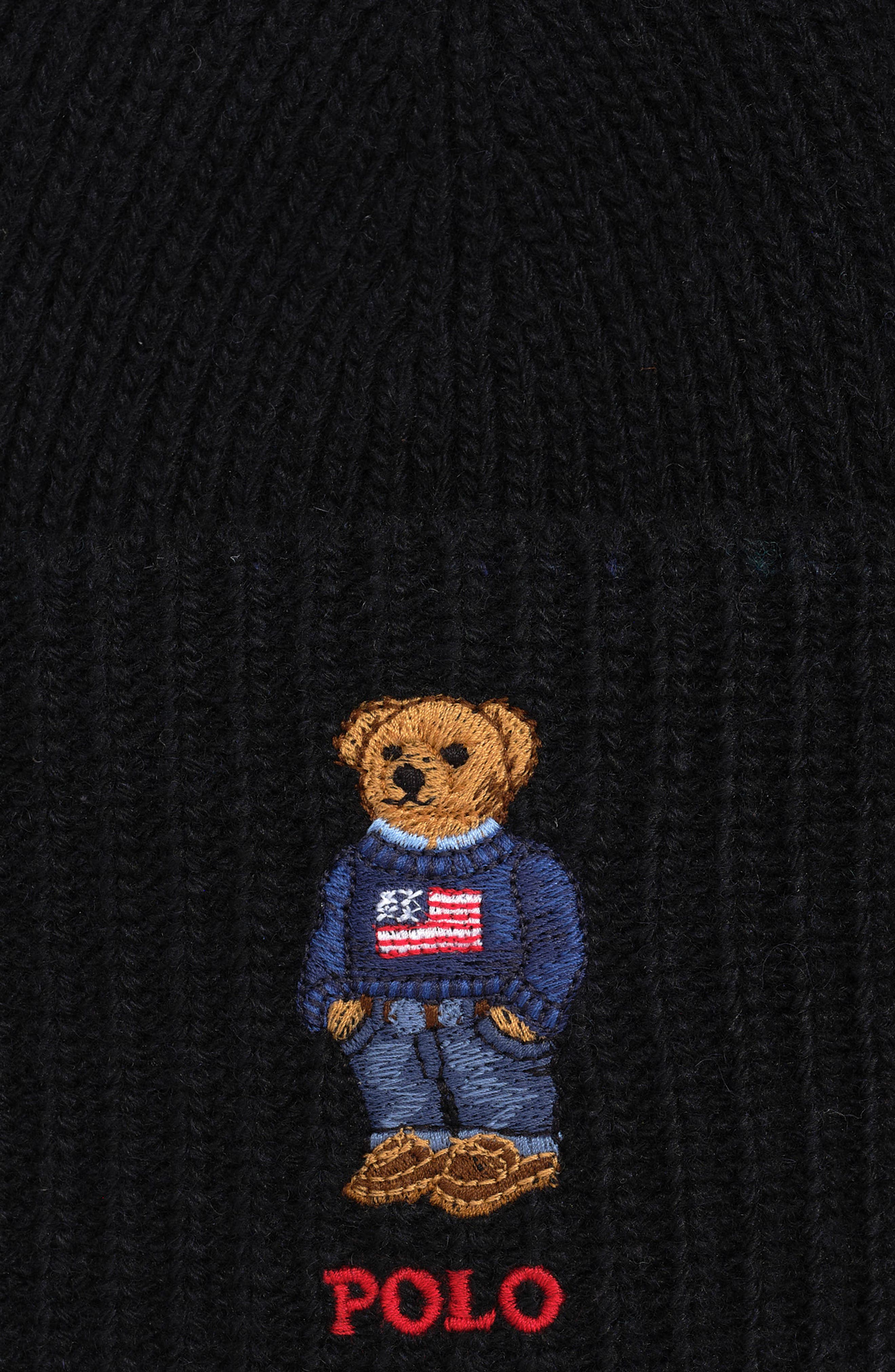 Ralph Lauren Flag Bear Beanie (Men) | Nordstrom