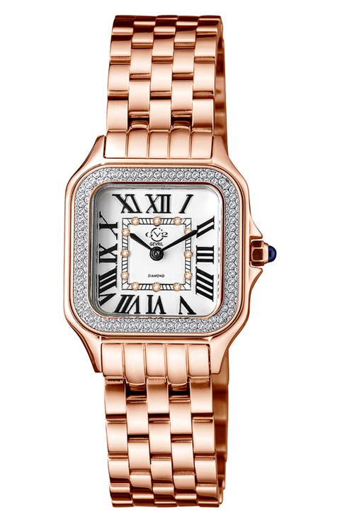 Women's Milan Diamond Dial Bracelet Watch, 27.5mm
