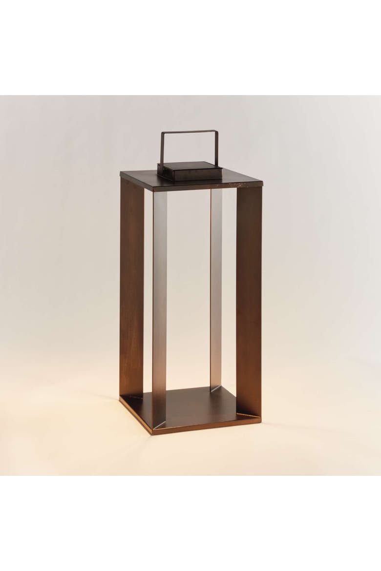 Hanley Solar Led Lantern 24", Main, color, Brown