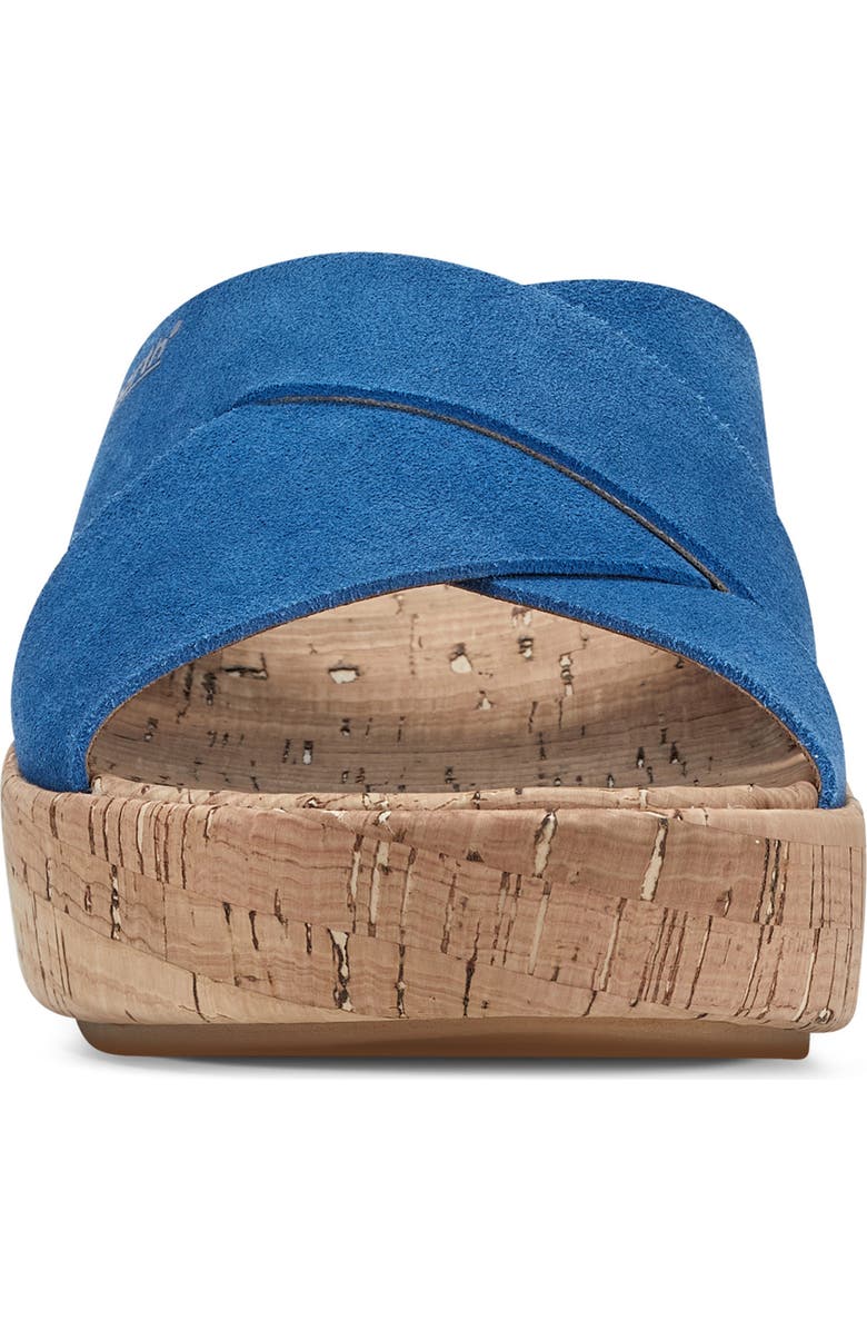 Earth<sup>®</sup> Scout Platform Slide Sandal, Alternate, color, Dark Blue