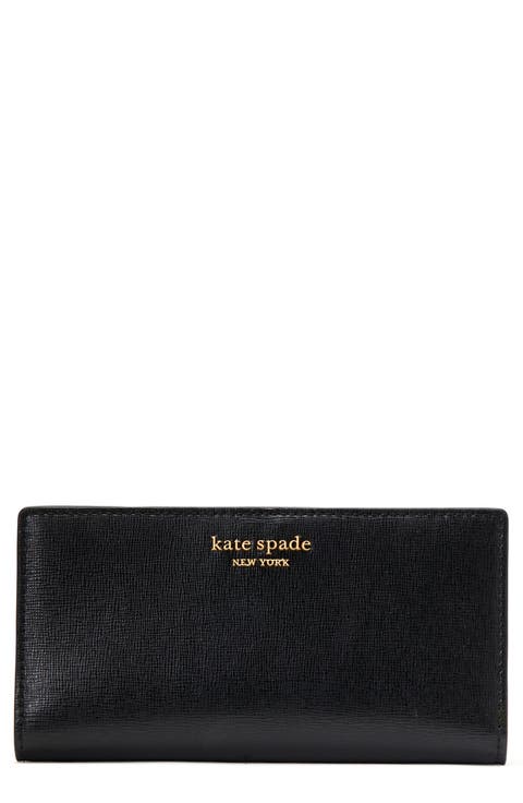 small morgan slim leather bifold wallet