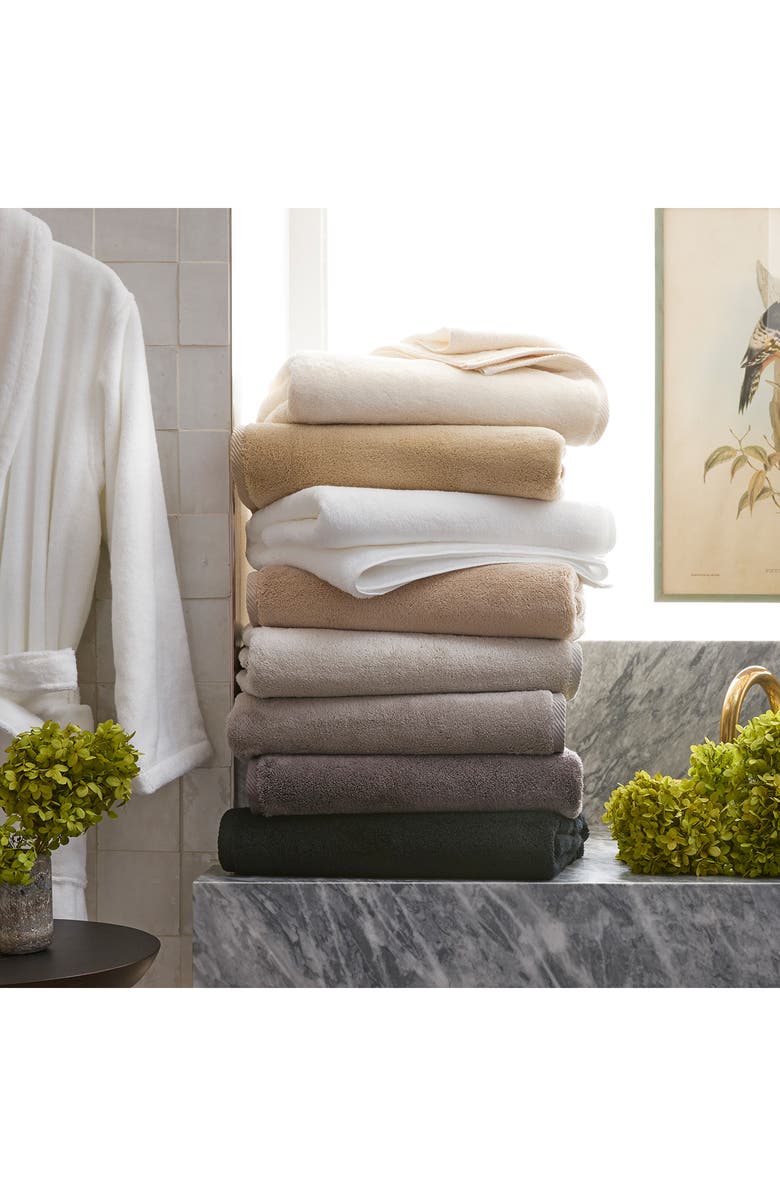 Matouk Milagro Bath Towel, Alternate, color, Black