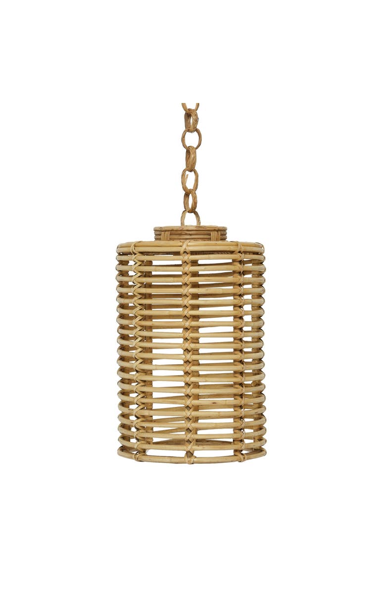 Wicker Village Oval Lampshade, Main, color, Natural
