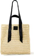AllSaints Lullah Straw Tote Bag