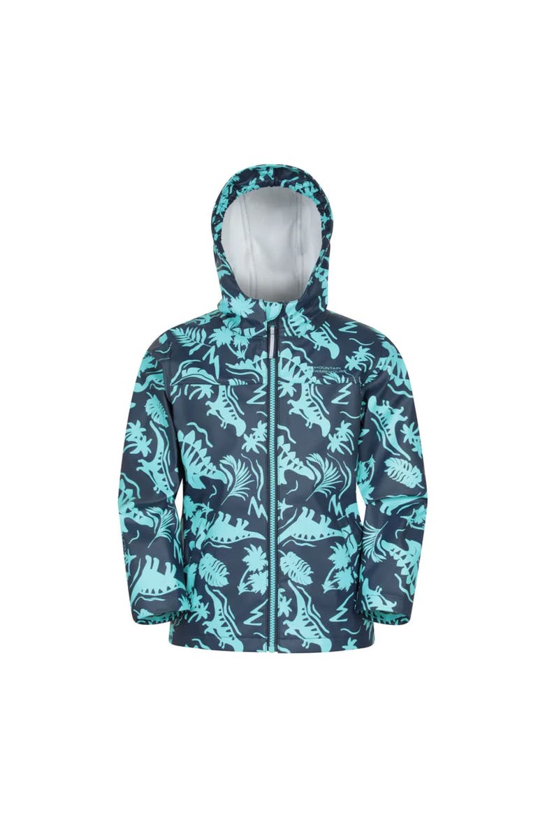 Childrens/Kids Dinosaur Waterproof Jacket And Trousers Set, Main, color, Dark Blue
