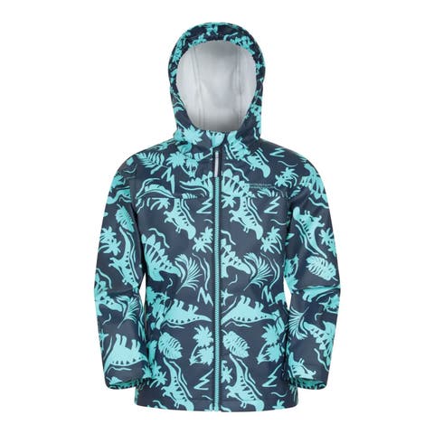 Childrens/Kids Dinosaur Waterproof Jacket And Trousers Set