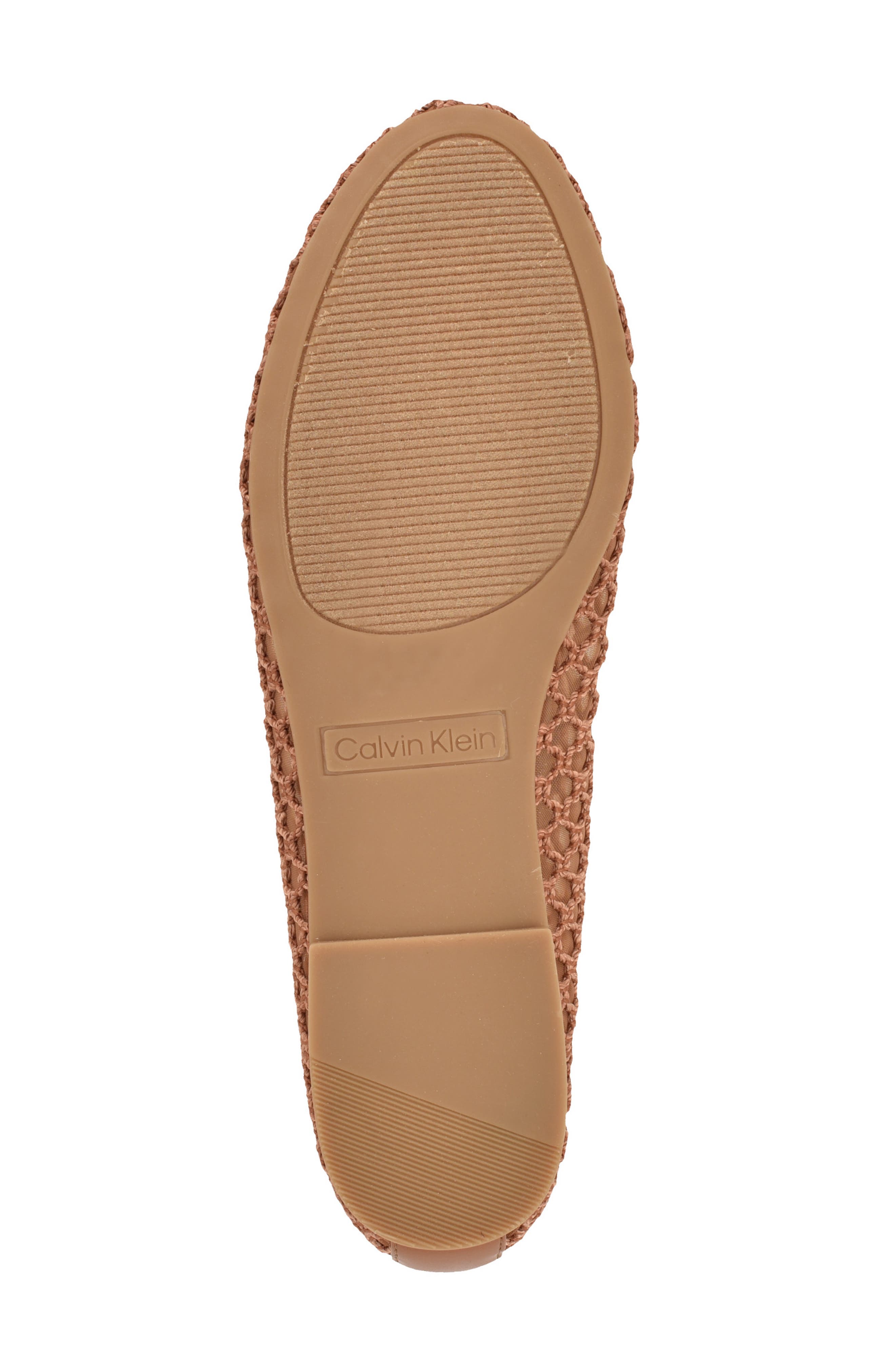 Delicate Mesh Ballet Flat, Alternate, color, DARK NATURAL