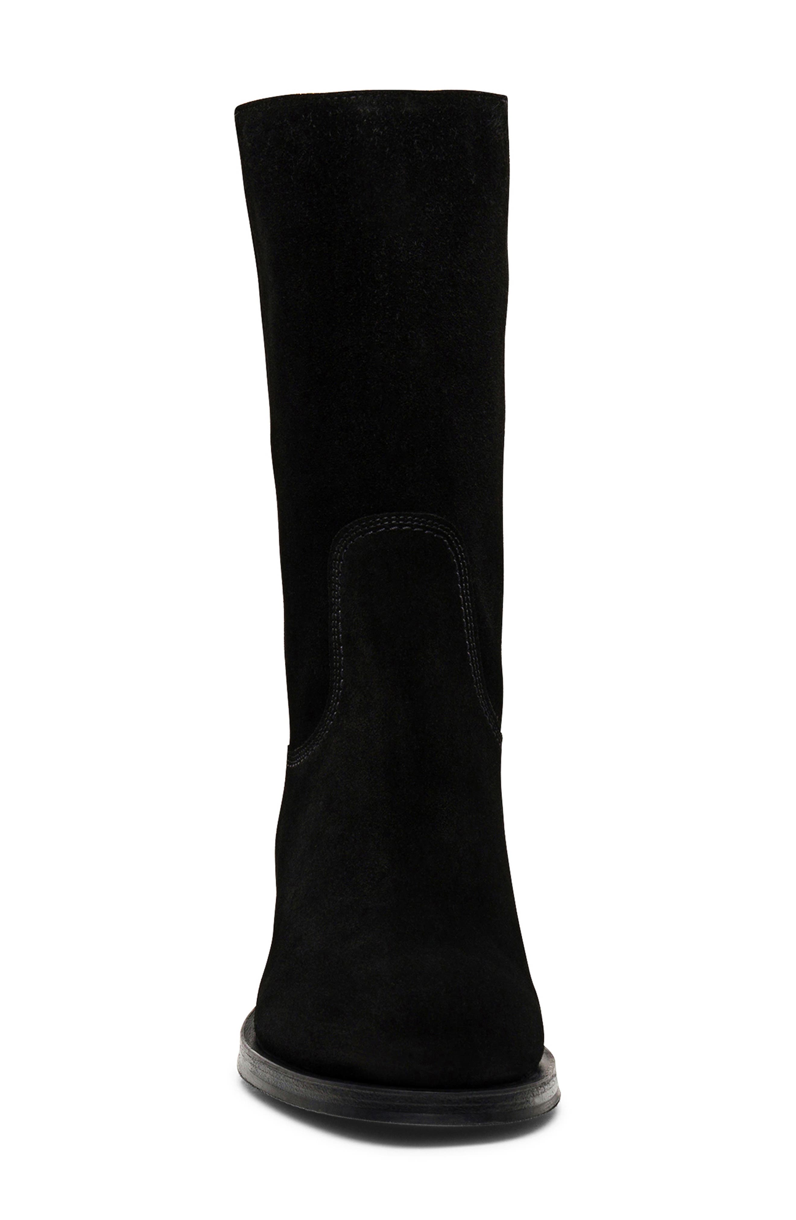 Suede boot, Alternate, color, BLACK-N01