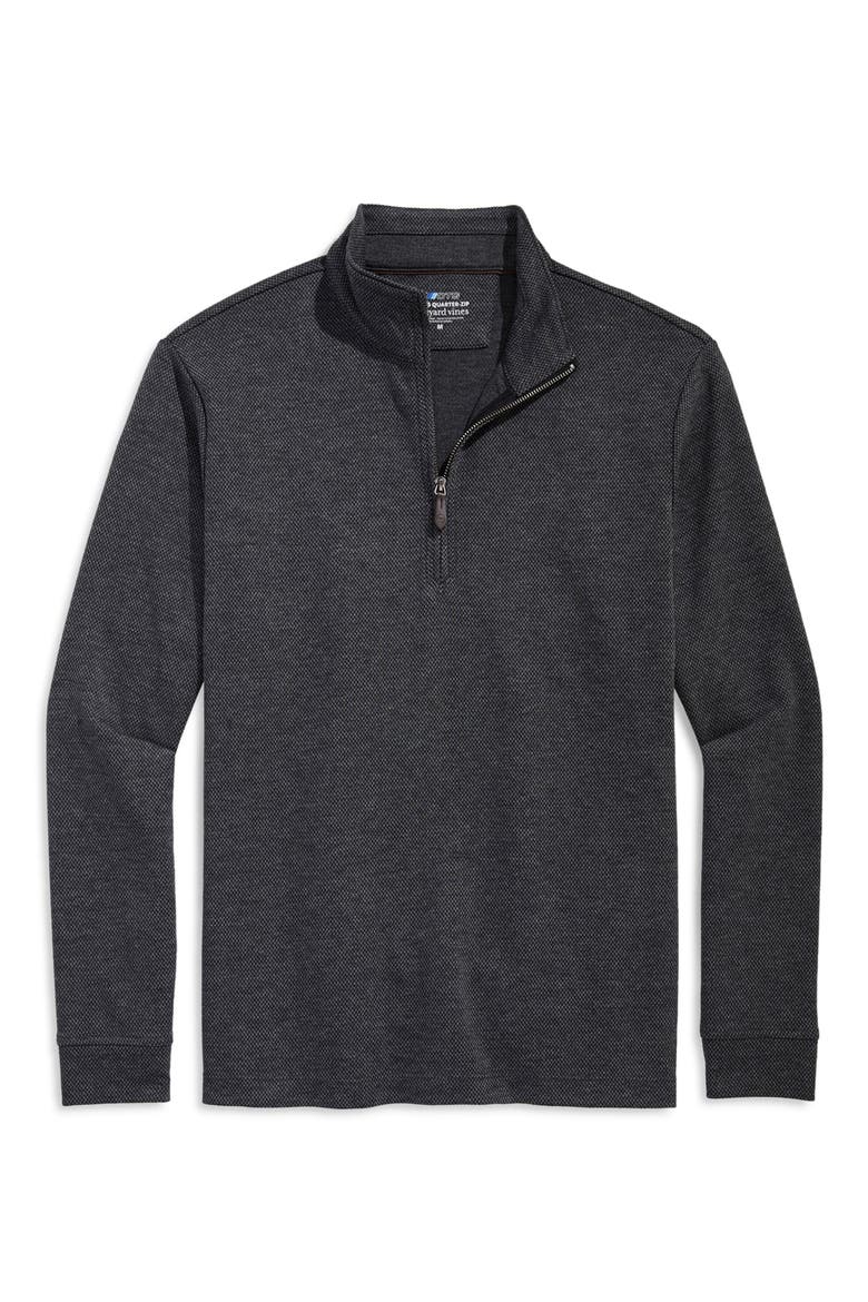 Elevated Quarter Zip Pullover, Main, color, GRAY HARBOR
