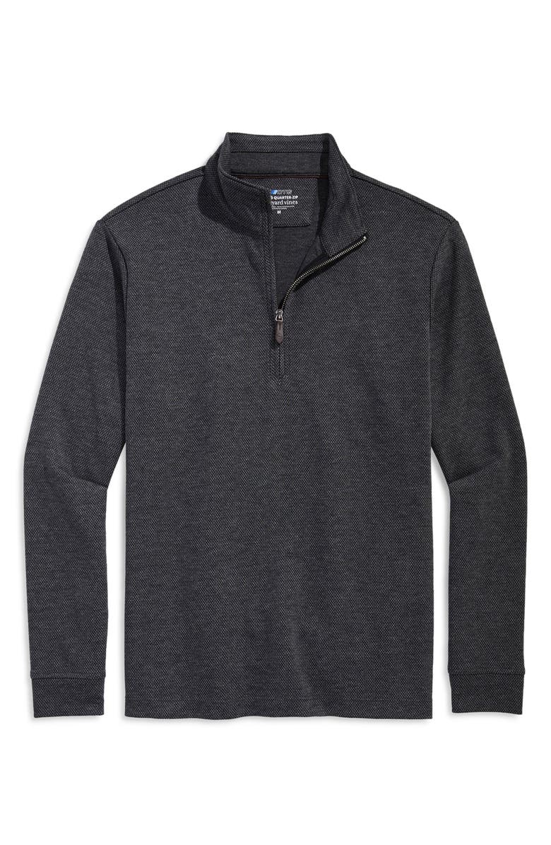 vineyard vines Elevated Quarter Zip Pullover, Main, color, 
