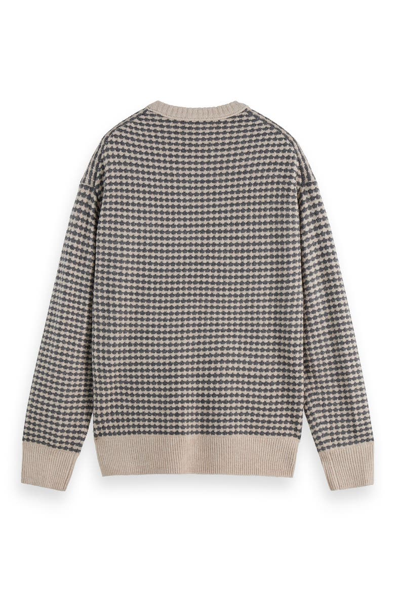 Mélange Chenille Crewneck Sweater, Alternate, color, GREY MELANGE/ EGGNOG