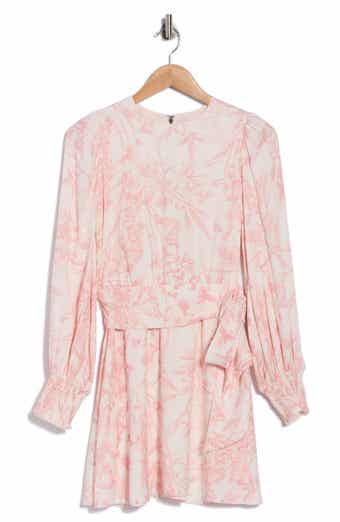 Molli Floral Long Sleeve Tie Waist Dress