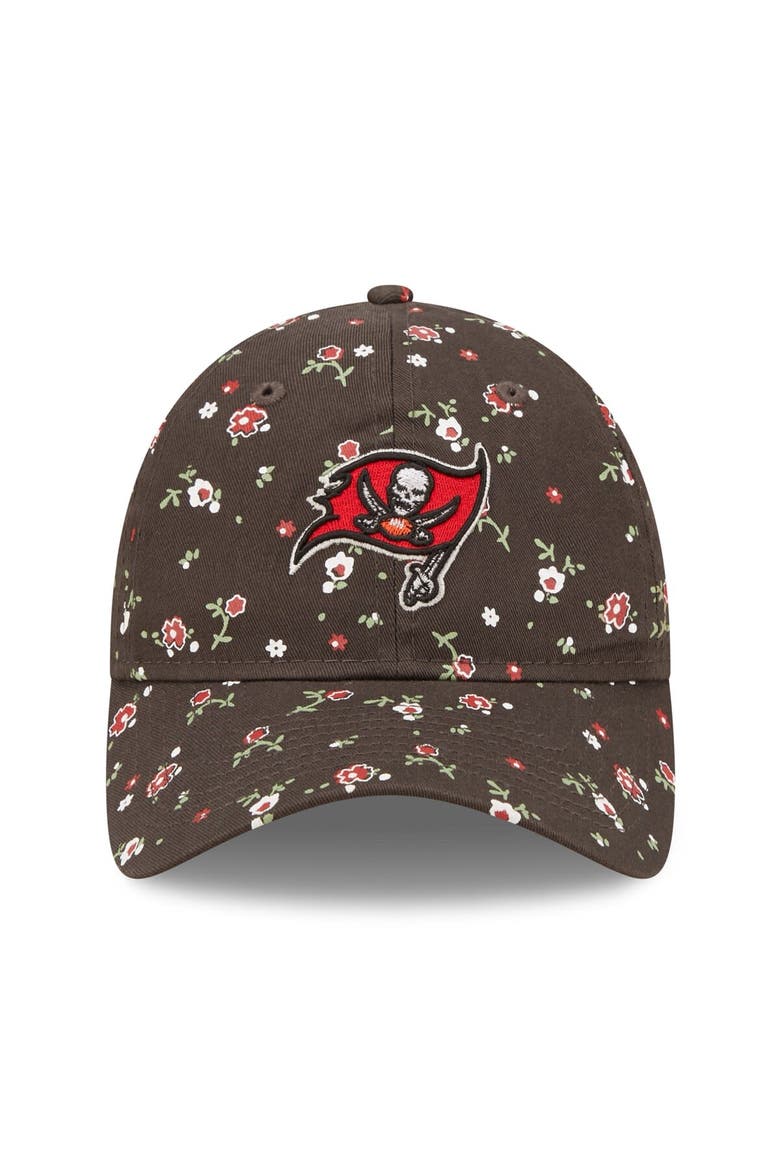 Women's New Era Pewter Tampa Bay Buccaneers  Floral 9TWENTY Adjustable Hat, Alternate, color, Pewter