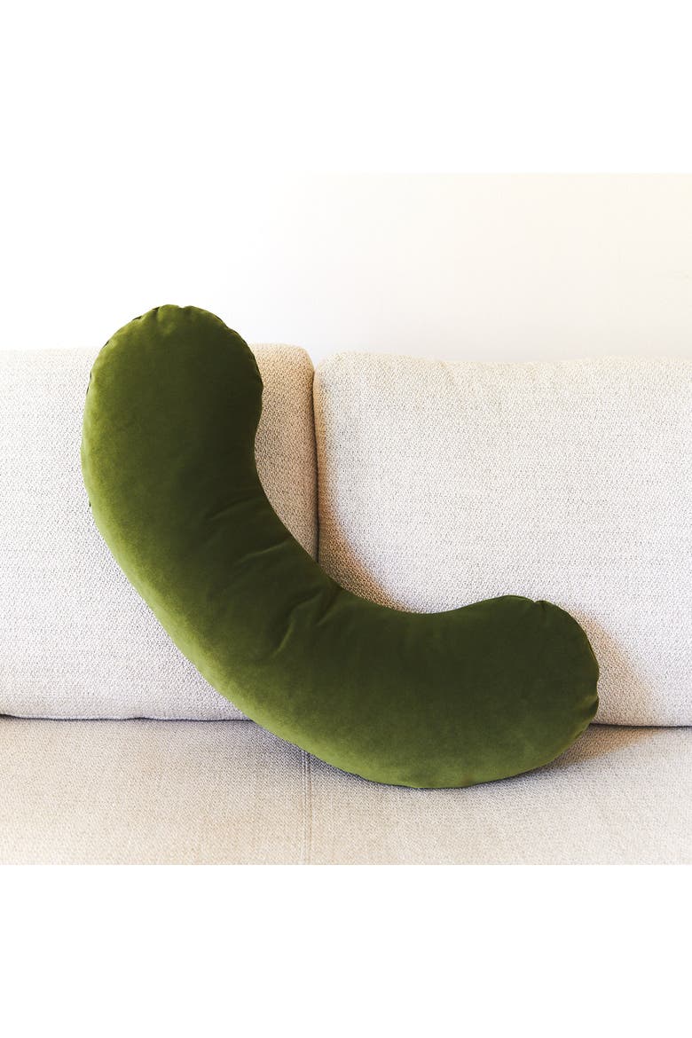 The Curve in Velvet, Main, color, Moss