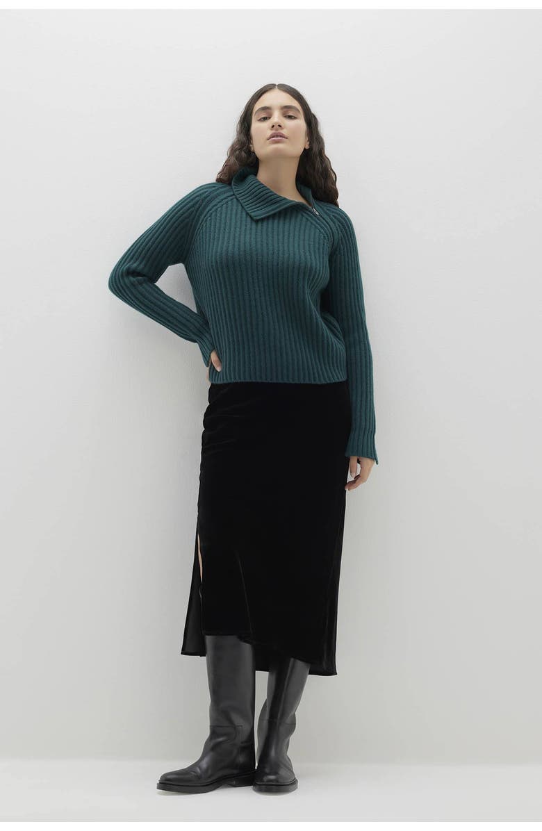 NAKED CASHMERE Aryana Cashmere Turtleneck, Main, color, Cypress