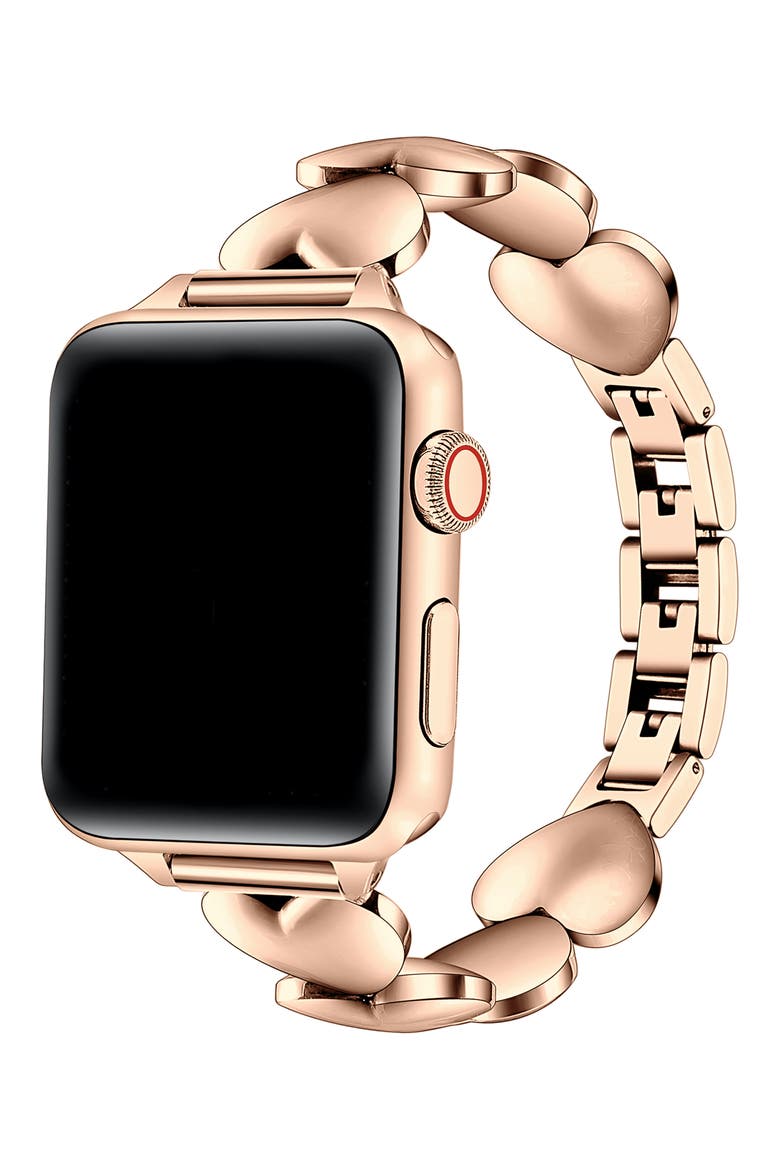 Aphrodite 42mm Apple Watch® Bracelet Watchband, Alternate, color, ROSE GOLD