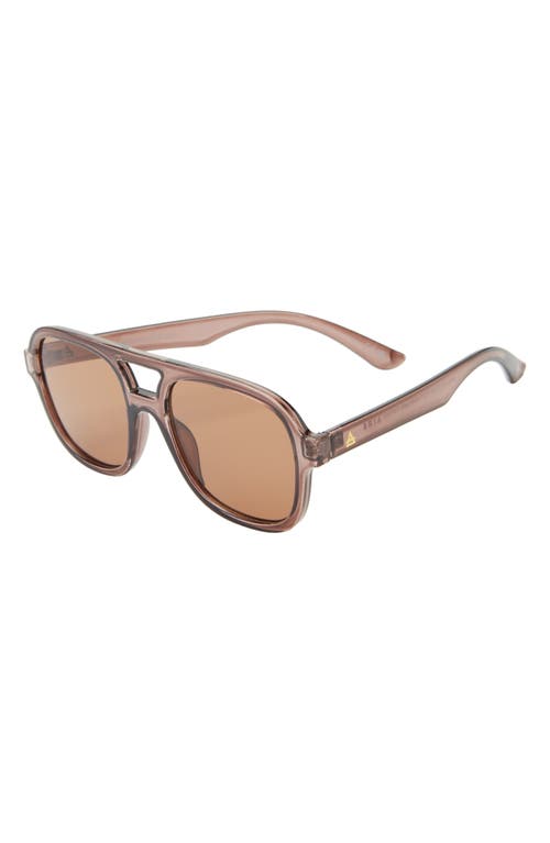 Aire Whirlpool 53mm Aviator Sunglasses In Chocolate/brown Mono