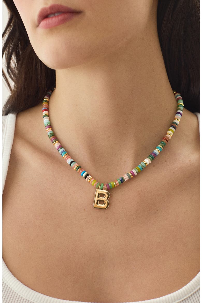 Marcella Initial Necklace, Alternate, color, GOLD - G