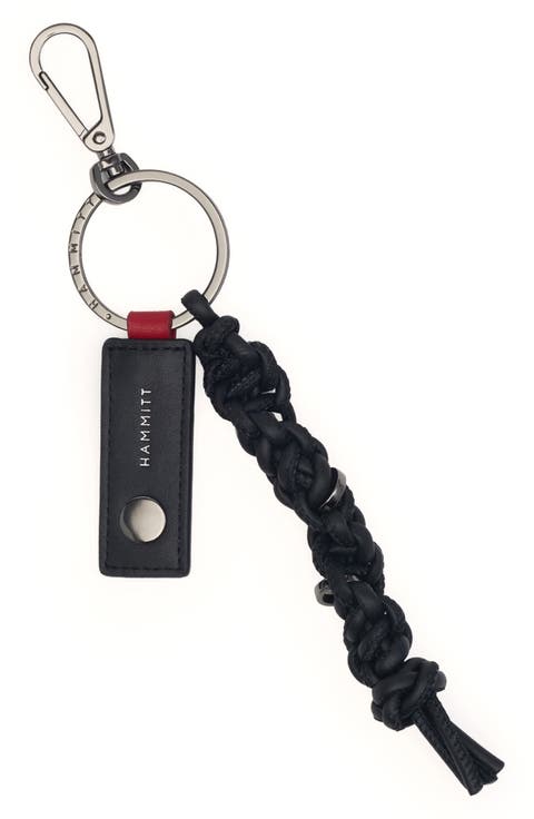 Knotted Leather Key Chain
