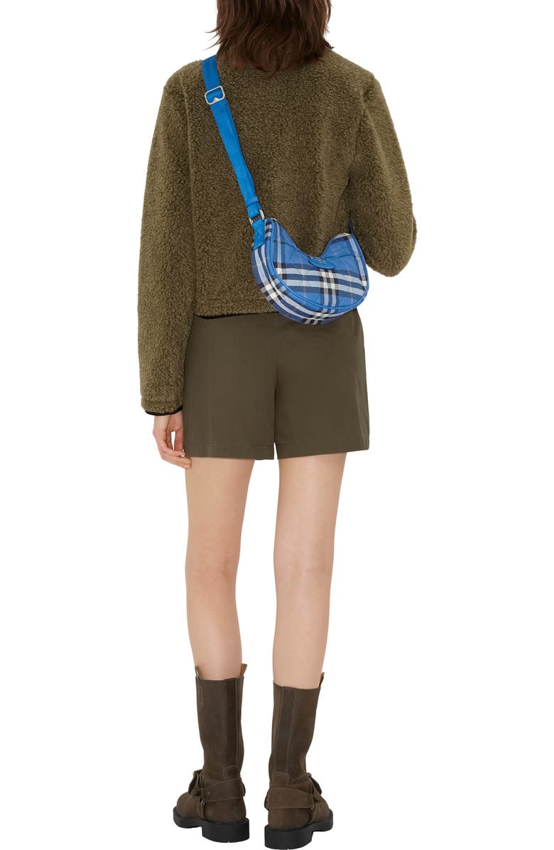 Burberry Horseshoe Crossbody Bag, Alternate, color, Hyacinth