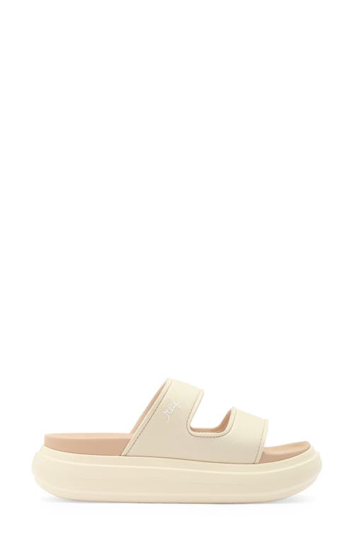 Reef Sierra 2 Bar Platform Slide Sandal In Neutral