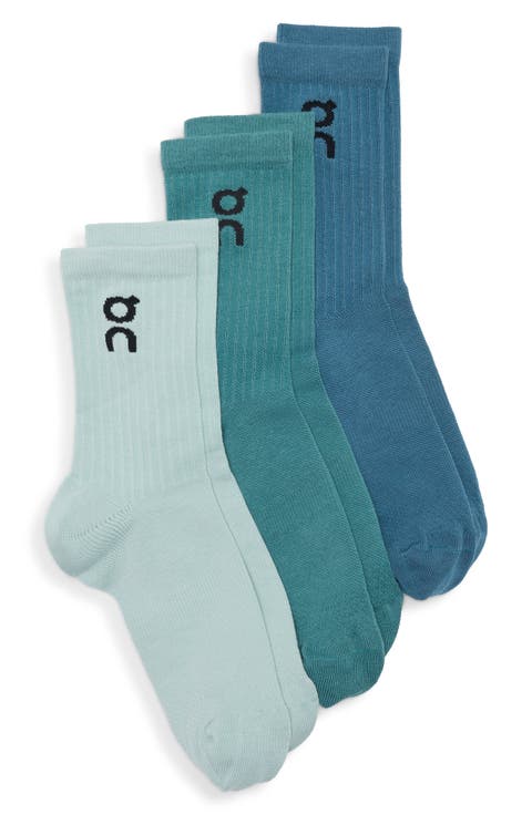 Logo Organic Cotton Crew Socks
