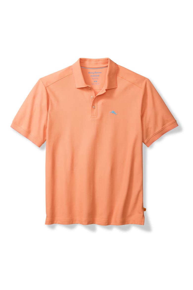 Emfielder Icon Solid IslandZone® Polo, Alternate, color, PEACH PARROT