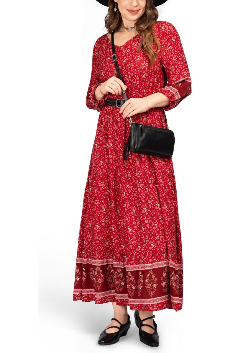 OLD TREND Dahlia Genuine Leather Compact Convertible Crossbody, Alternate, color, Black