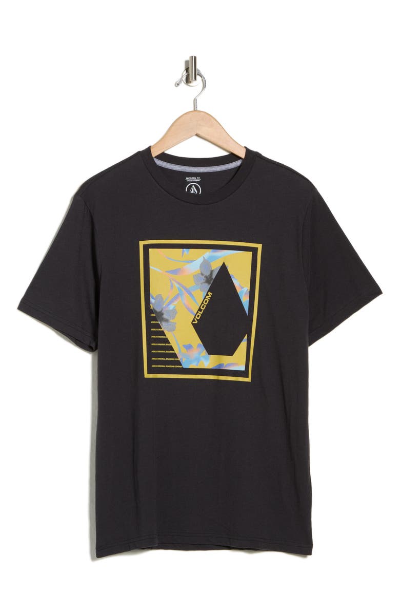 Volcom Sprayz Graphic T-Shirt, Alternate, color, Washed Black Heather