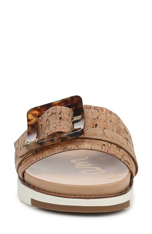 Sam Edelman Ariane Platform Slide Sandal In Natural Cork