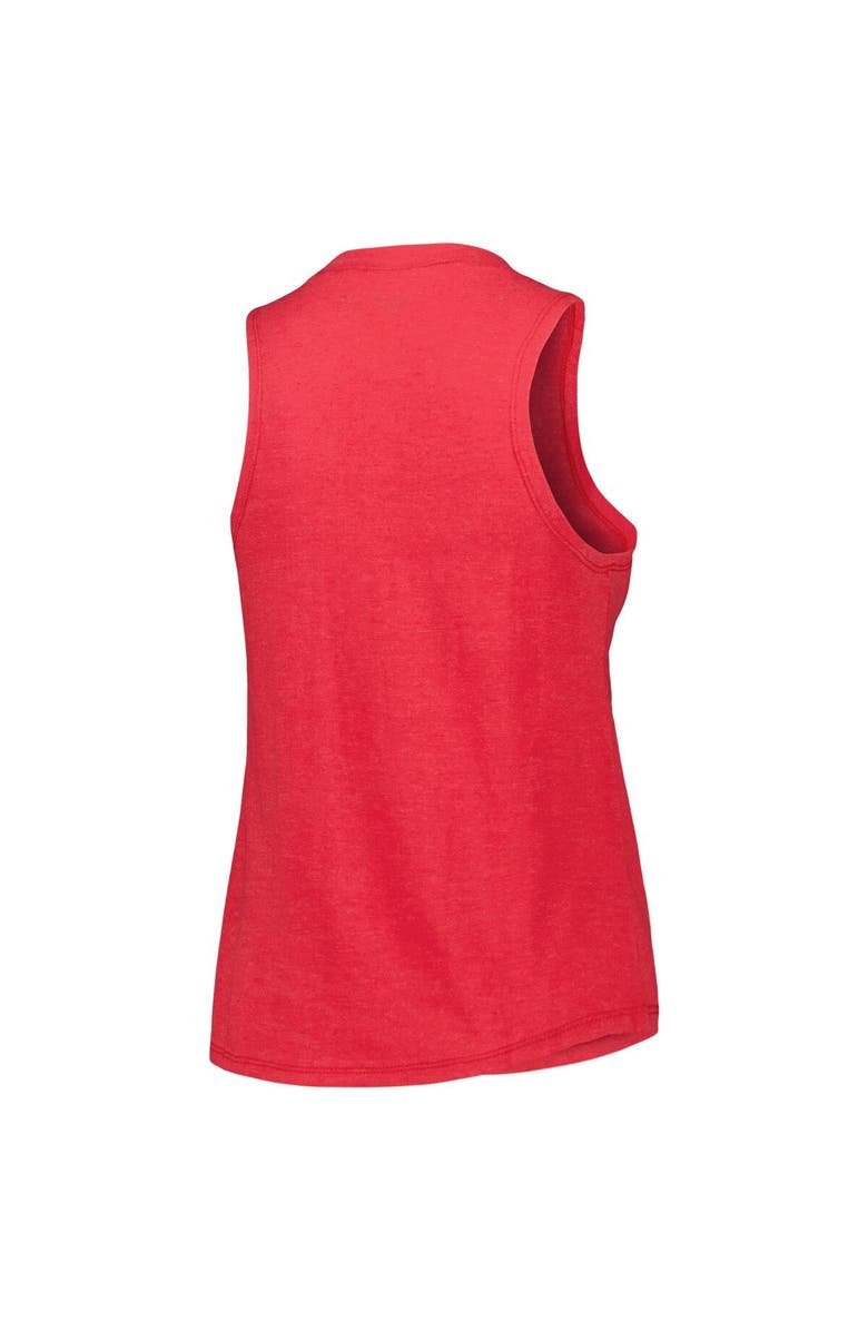 CONCEPTS SPORT Women's Concepts Sport Heather Red/Heather Blue New York Rangers Meter Muscle Tank Top & Pants Sleep Set, Alternate, color,