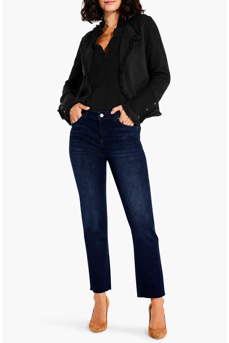 Ruffled Around Sleeveless Top, Alternate, color, BLACK ONYX