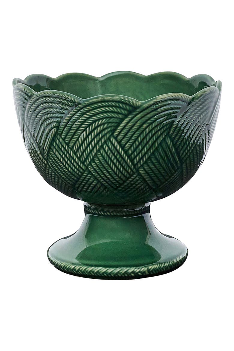 Le Panier Mystic Knot Footed Bowl, Main, color, BASIL
