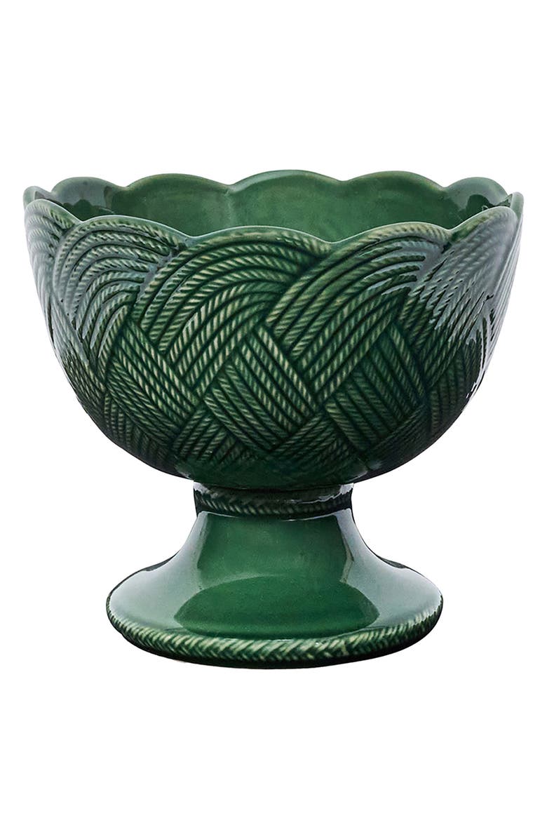 Juliska Le Panier Mystic Knot Footed Bowl, Main, color, Basil