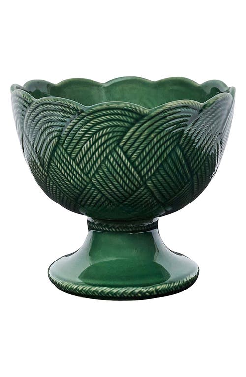 Juliska Le Panier Mystic Knot Footed Bowl In Green