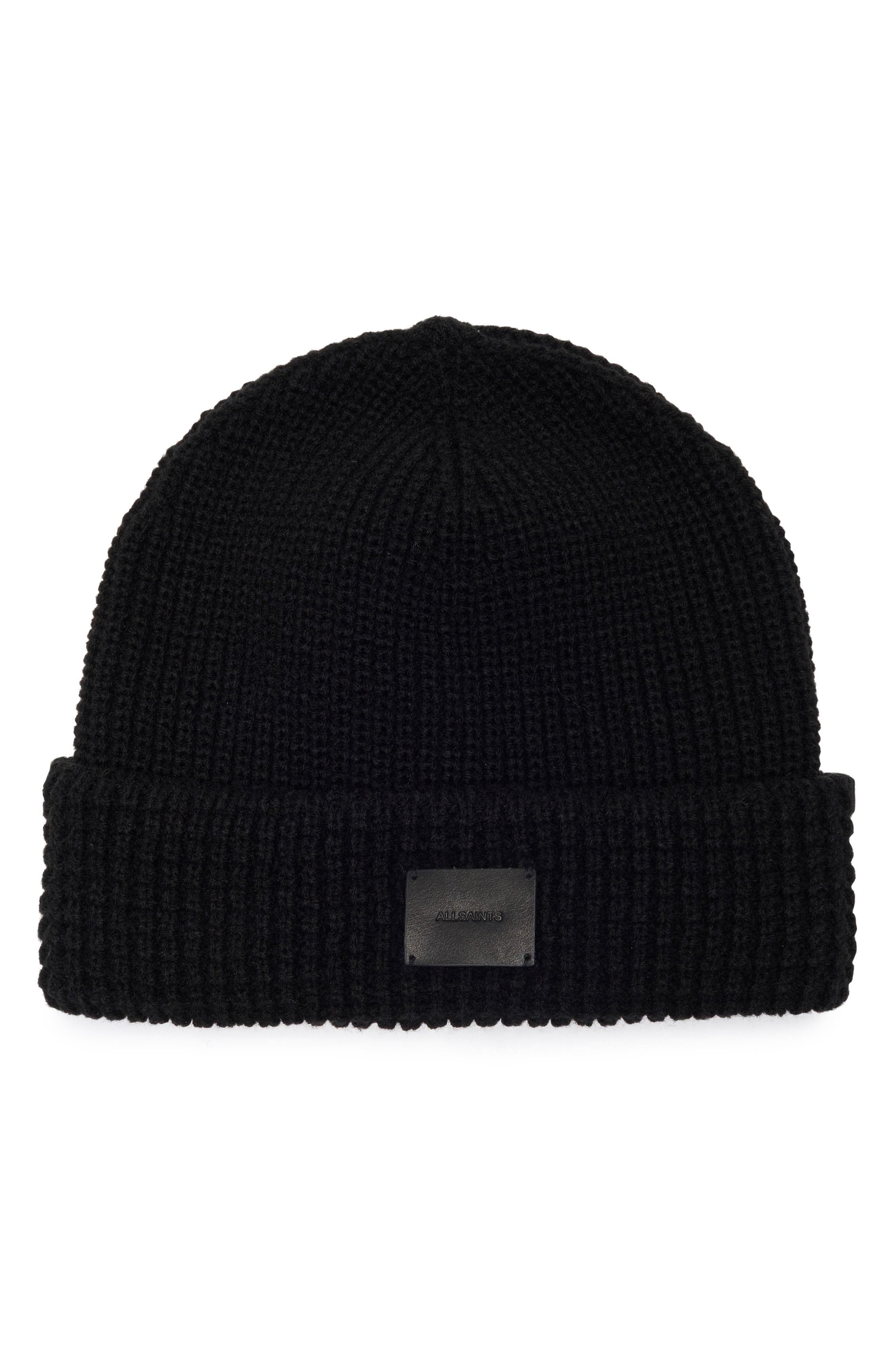 AllSaints Mixed Stitch Beanie