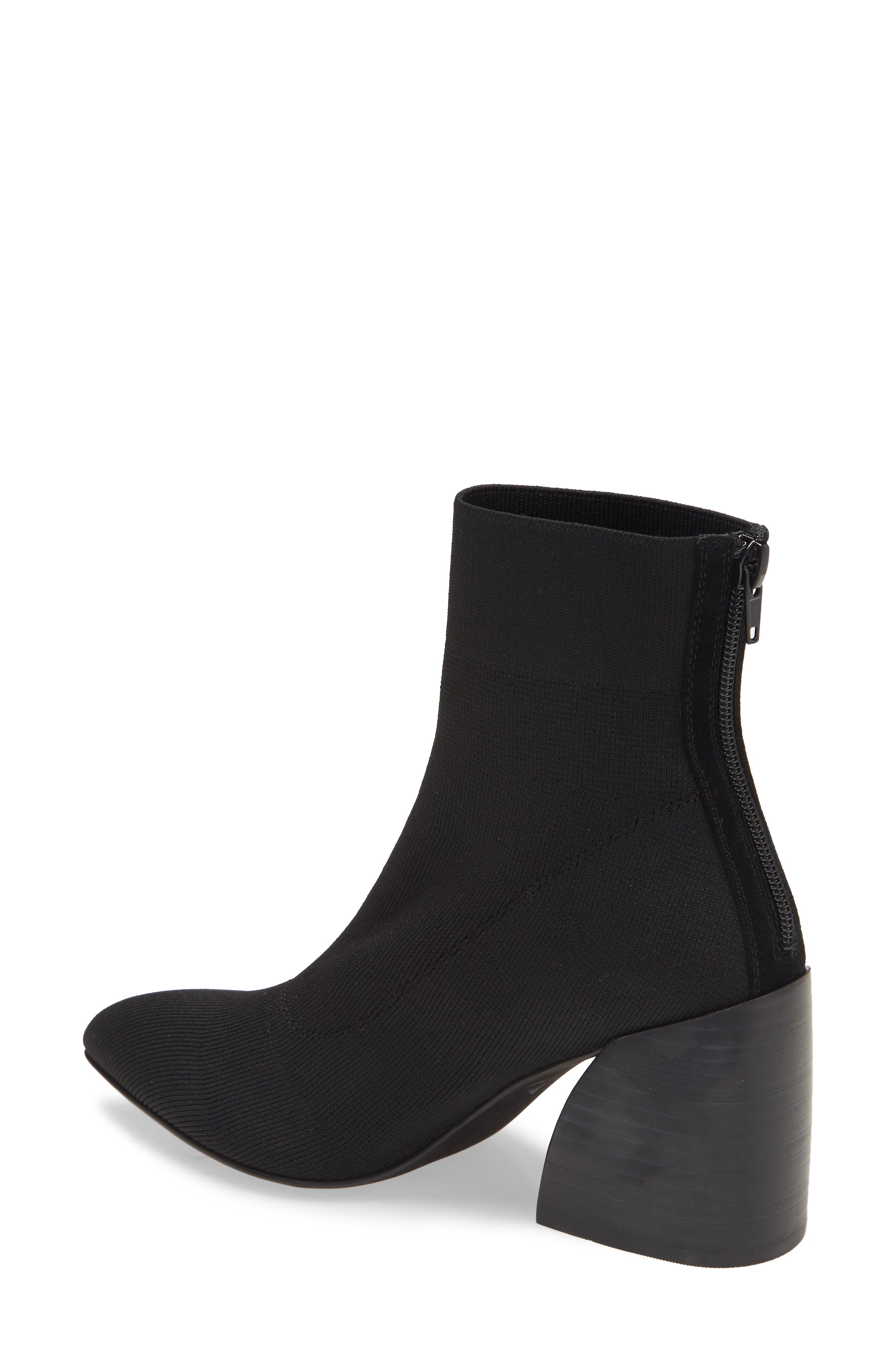 Anteni Knit Bootie, Alternate, color, BLACK FABRIC