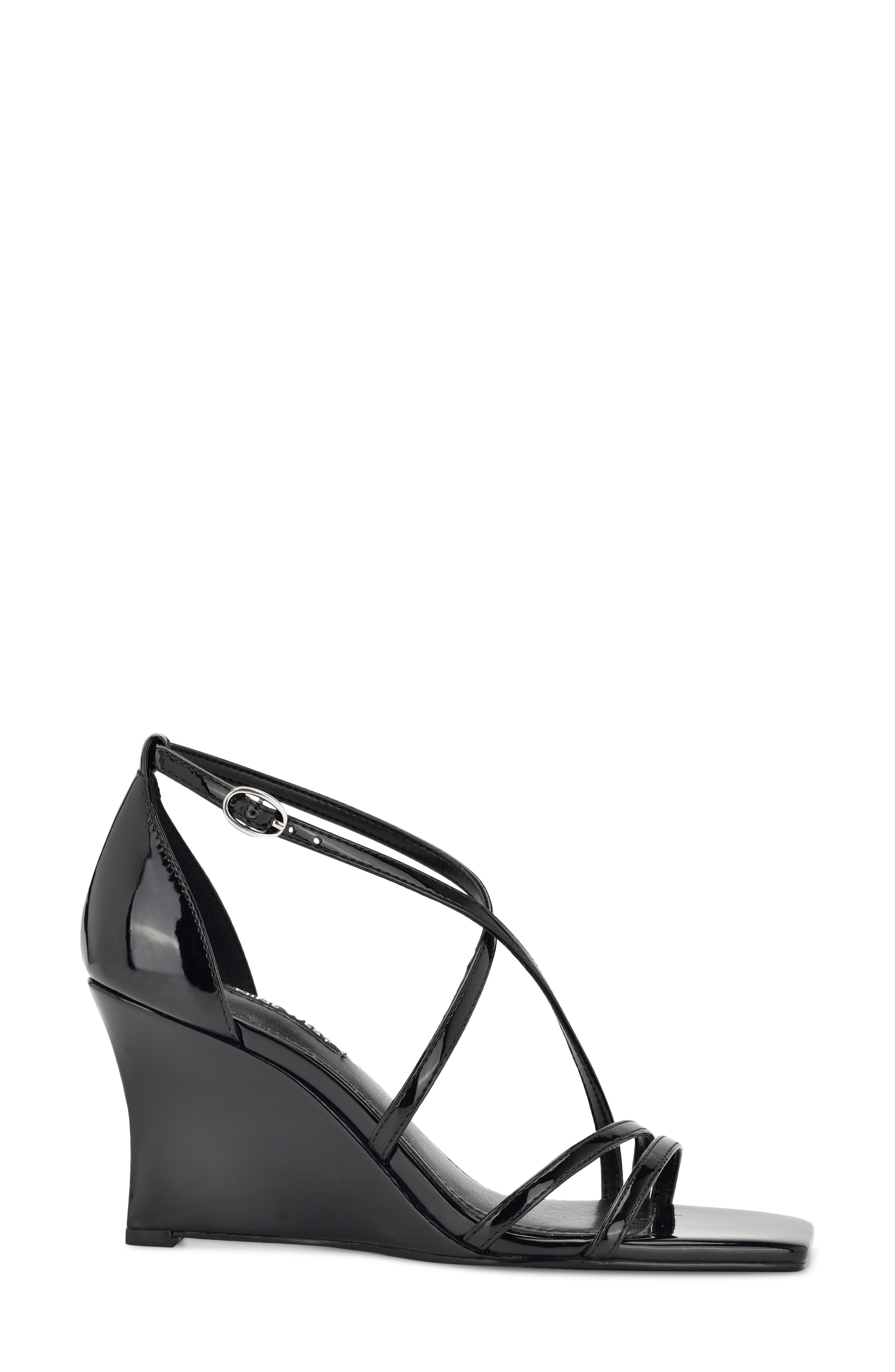 Nine West Rolga Strappy Wedge Sandal, Alternate, color, 