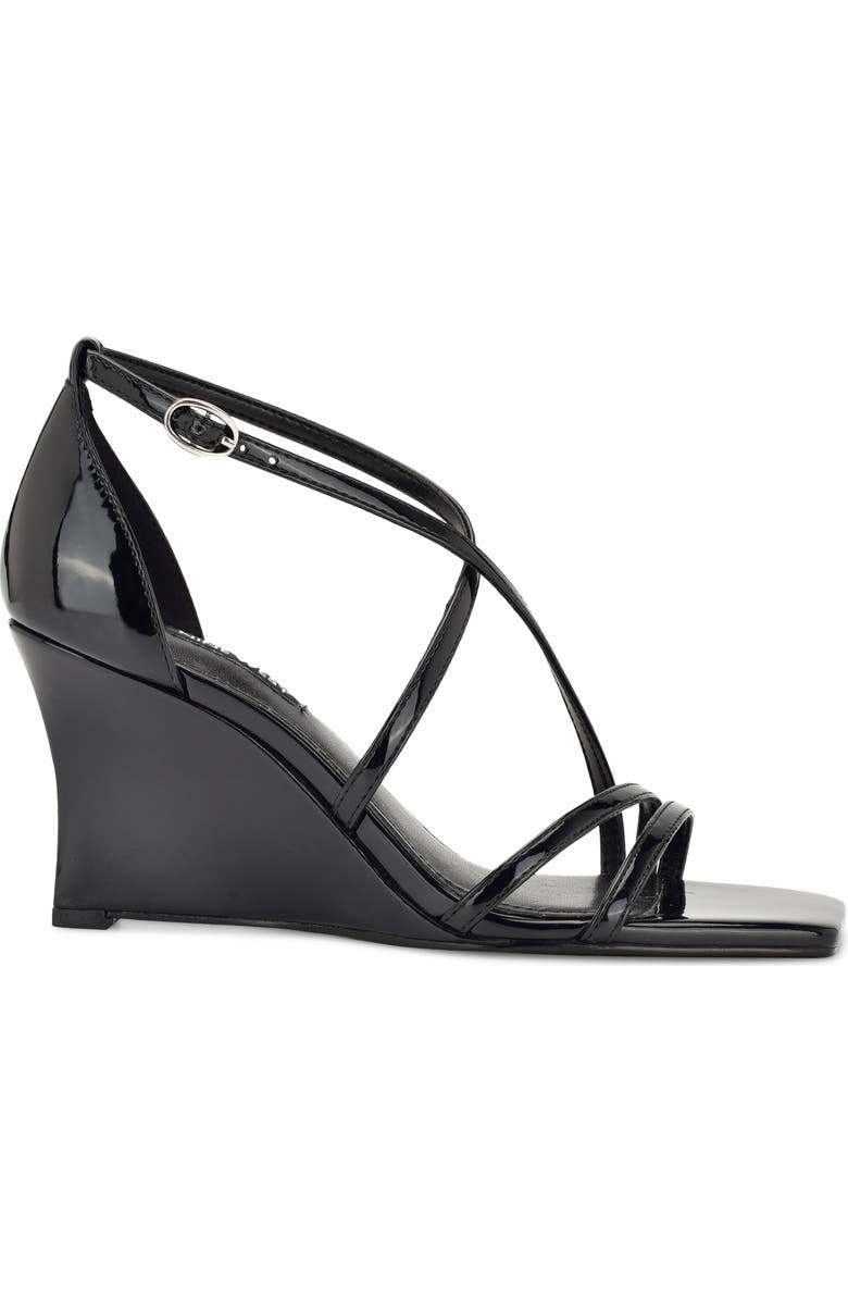 Nine West Rolga Strappy Wedge Sandal, Alternate, color,