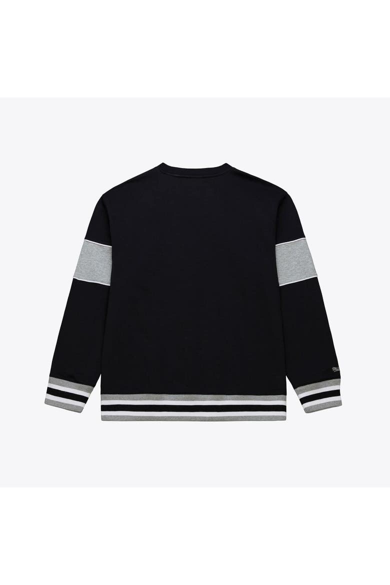 Men's Mitchell & Ness  Black Texas Longhorns Fleece Sweatshirt, Alternate, color, Black