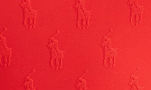Polo Ralph Lauren Kennedy One-piece Swimsuit In Red