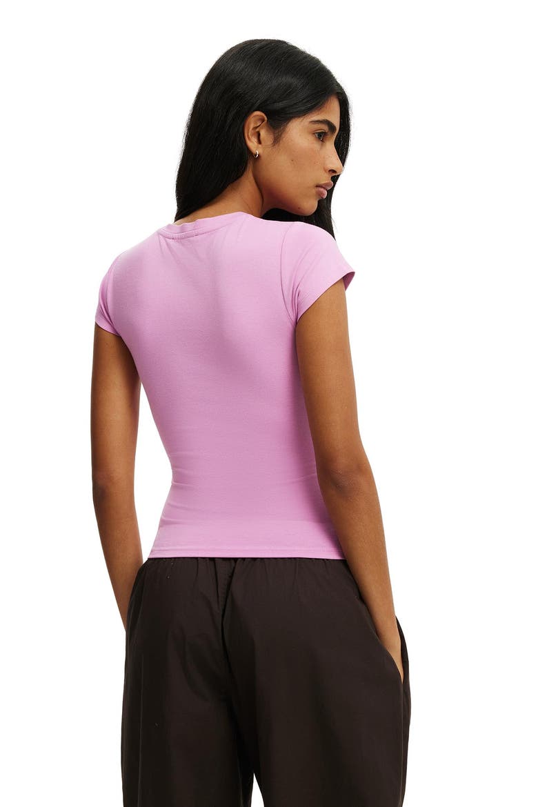 All Day Crew Tee, Alternate, color, Digital Orchid