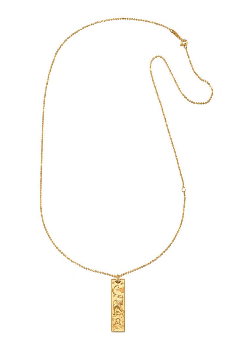 Satya Jewelry Story of Zodiac Necklace, Alternate, color, Leo