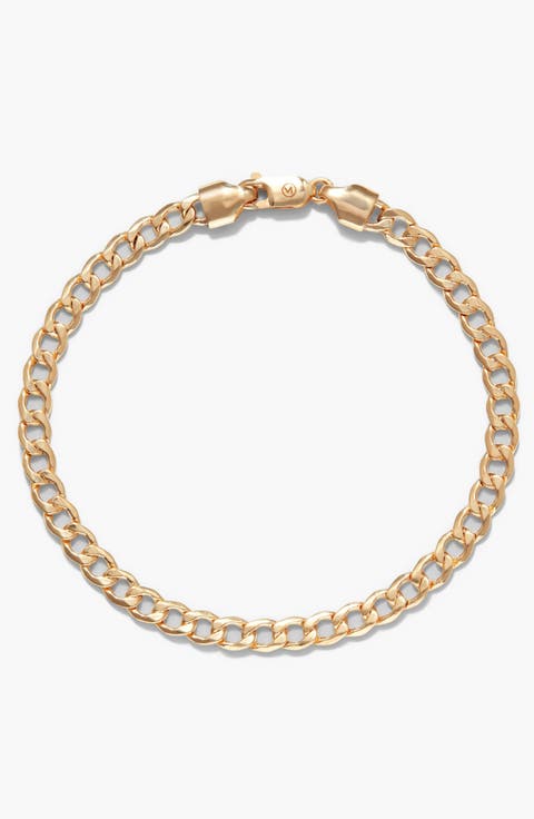 Flat Curb Chain Bracelet
