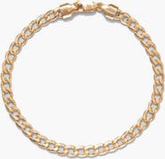 MEJURI Flat Curb Chain Bracelet
