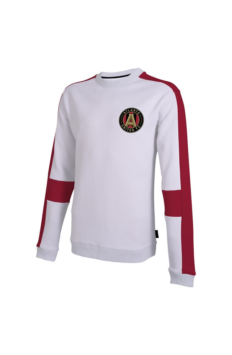 Stadium Essentials Men's Stadium Essentials White Atlanta United FC Half Time Pullover Sweatshirt, Alternate, color, White