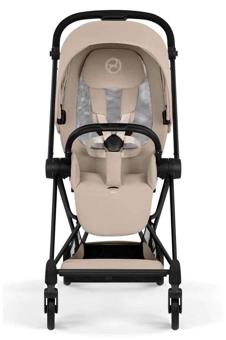 Mios Compact Stroller – Platinum Collection, Alternate, color, MATTE BLACK/ COZY BEIGE